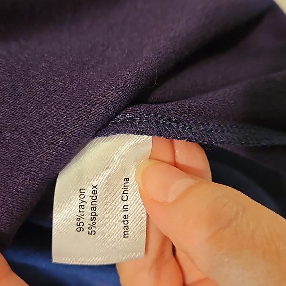 Land Bryant Navy Blue Swing Style Blouse size 22/24 - Picture 6 of 10